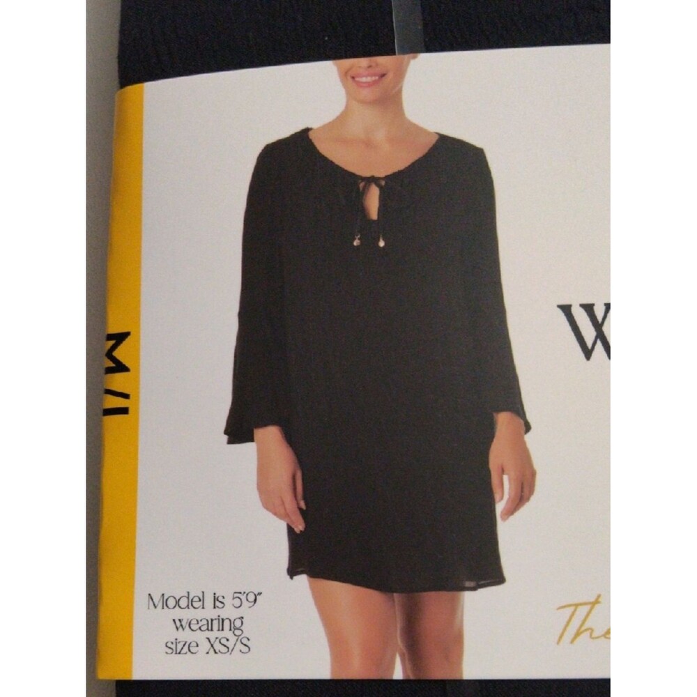 Anne Cole Black Women's Swim Cover-Up NEW SIZE M/L - Picture 2 of 5